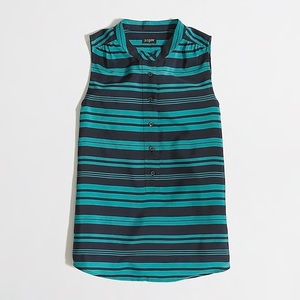 🎉MUST GO🎉J crew women’s popover striped top